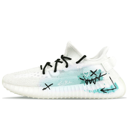 Adidas Кроссовки Yeezy Boost 350 V2, износостойкие, повседневные, белые, унисекс hq6316(team373-哥特梦境) | white