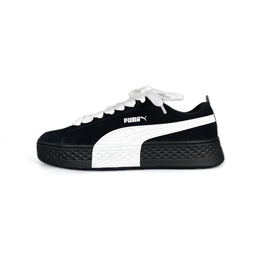 Puma Кроссовки для скейтбординга Smash Platform Coverage с низким верхом, нескользящие и дышащие, женские, черно-белые 366488-02(team502-赛博爱心) | black white