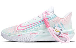Nike Баскетбольные кроссовки Precision 7 Neon с переливающейся мягкой подошвой, нескользящие, износостойкие, унисекс, розово-синие fn4322-100(team63-霓虹流光) | pink blue