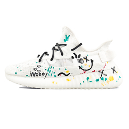 Adidas Кроссовки Yeezy Boost 350 V2, износостойкие, повседневные, белые, унисекс hq6316(team401-多巴胺街头) | white