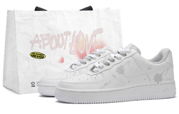 Nike Кроссовки Air Force 1 Evening Camellia Low Top для скейтбординга, унисекс, белые cw2288-111(team645-月见山茶) | white