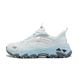 Skechers Женские повседневные низкие кроссовки для улицы, серо-синие 180329-ltgy | gray blue