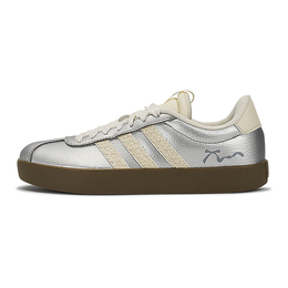 Кроссовки для скейтбординга VL COURT 3.0 Low Top, унисекс, серебристые Adidas, Silver jq7315(teaml-月光星河s银色2b25) | silver