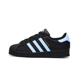 Adidas SUPERSTAR противоскользящие износостойкие низкие кроссовки для скейтбординга унисекс черные eg4959(team189-衔枝) | black