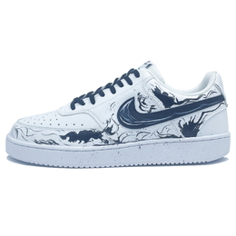 Nike Кроссовки Court Vision Magic Bead с антискользящей амортизацией и износостойкостью, низкие, для скейтбординга, унисекс, белые dh2987-101(team591-魔珠） | white