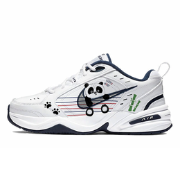 Nike Кроссовки Air Monarch 4 Low Top Chunky унисекс белого цвета 415445-102(team10-顽皮可爱熊猫ll ) | white