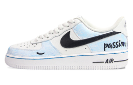 Nike Кроссовки Air Force 1 с антискользящим покрытием, износостойкие, низкие, для скейтбординга, унисекс, белые, синие cw2288-111（team1110-脉动激情） | white blue
