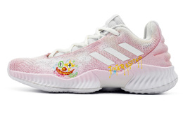 Adidas Баскетбольные кроссовки Pro Bounce 2018 Low Top унисекс розовые fw0903(team295-惊魂之夜） | pink