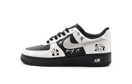 Nike Кроссовки Air Force 1 с антискользящим покрытием, износостойкие, низкие, для скейтбординга, унисекс, черные, белые cw2288-001(team-1098熊猫戏竹) | black white