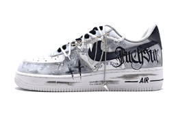 Nike Кроссовки для скейтбординга Air Force 1 Dark Night Master с антискользящим покрытием, износостойкие, белые, унисекс cw2288-111(team998-暗夜主宰) | white