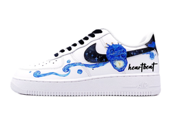 Nike Кроссовки Air Force 1 с низким верхом, устойчивые к истиранию и скольжению, унисекс, синие cw2288-111(team74-宇宙来信心脏星云) | blue
