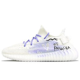 Adidas Кроссовки Yeezy Boost 350 V2, износостойкие, повседневные, белые, унисекс hq6316(team401-爱意微醺) | white