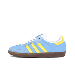 Adidas Кроссовки для скейтбординга SAMBA OG Low Top унисекс, синие и желтые b75806(team354-向云端) | blue yellow