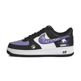 Nike Кроссовки Air Force 1 для скейтбординга, износостойкие, низкие, унисекс, черные dv0788-001(team352-功夫熊猫) | black