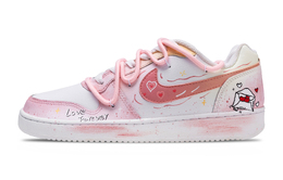 Nike Женские кроссовки для скейтбординга EBERNON Love Email Coverage, нескользящие, легкие, дышащие, с низким верхом, розового цвета aq1779-100(team692-女款恋爱邮件) | pink