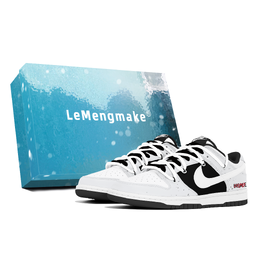 Nike Кроссовки для скейтбординга Dunk, устойчивые к истиранию, низкие, унисекс, черно-серые dd1391-100(team399-黑灰魅影s-box) | black gray