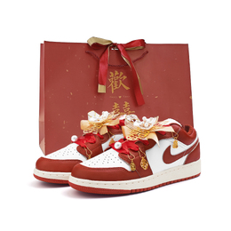 Jordan Кроссовки Air 1 Low Top для скейтбординга, женские, красные fj3465-160(team746-云裳步誓sbox) | red