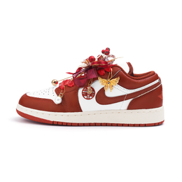 Jordan Баскетбольные кроссовки Air 1 Low Top Vintage, женские, красные fj3465-160(team676-心印成双) | red