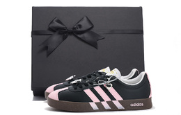 Adidas Кроссовки для скейтбординга Vl Court Classic Coverage с нескользящей подошвой и износостойкими вставками, розовые, унисекс jq2470(team拾伍-男女同款银白五sbox) | pink