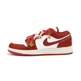 Jordan Баскетбольные кроссовки Air 1 Low Top Vintage, женские, красные fj3465-160(team676-星河共舞) | red