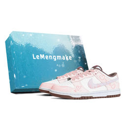 Nike Кроссовки для скейтбординга Dunk Slip с низким верхом, женские, розовые fz3611-208(team778-糯糯物语s-box) | pink