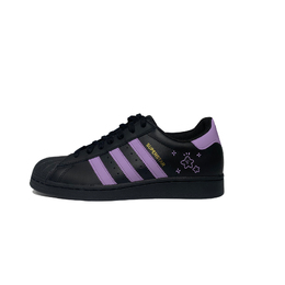 Adidas Низкие кроссовки для скейтбординга SUPERSTAR Purple Star Dream, унисекс, черно-фиолетовые eg4959(team551-紫星绮梦) | black purple
