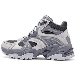 Женские серые кроссовки DLITES средней высоты с массивной подошвой Skechers, Gray 167987-gry | gray
