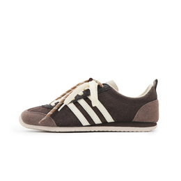 Adidas Кроссовки для бега VS JOG 2.0 с противоскользящим покрытием, износостойкие, унисекс, бежево-коричневые js1123(team17-冰美式） | beige brown