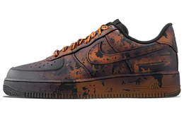 Nike Кроссовки Air Force 1 Black Warrior Air Force 1 с низким антискользящим верхом, износостойкие, унисекс, коричневые cw2288-001(team127-荒尘锈步) | brown