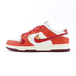 Nike Свадебные кроссовки Dunk Shuwo, легкие, нескользящие, низкие, для скейтбординга, женские, красные hj3491-161（team448-秀禾婚鞋） | red
