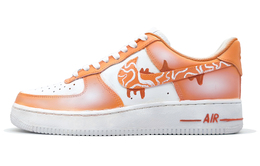 Nike Кроссовки Air Force 1 с противоскользящим покрытием, износостойкие, низкие, для скейтбординга, унисекс, белые, оранжевые cw2288-111(team1148-橙迹气墨) | white orange