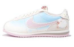 Nike Женские кроссовки Cortez с низким верхом, устойчивые к истиранию, цвет синий/розовый hv6012-161(team柒-阿甘小羊） | blue pink