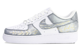 Кроссовки Air Force 1 с антискользящим покрытием, износостойкие, низкие, для скейтбординга, унисекс, серебристые Nike, Silver cw2288-111(team1110-银叶鎏金 ) | silver
