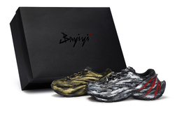 Adidas Кроссовки для бега XLG MTW Collection с противоскользящим покрытием, износостойкие, унисекс, черные/золотые, серебристые jr5383(team80-男女同款金痕烈影s-box) | black gold silver