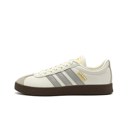 Adidas Кроссовки для скейтбординга VL COURT 2.0 Gray Track, износостойкие, низкие, унисекс, белые ji0497(team471-灰色轨迹) | white