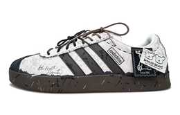 Adidas Кроссовки для скейтбординга унисекс, низкие, серые/коричневые/белые hq1802(team237-男女同款捣蛋玩偶) | gray brown