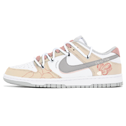 Nike Кроссовки для скейтбординга Dunk Slip с низким верхом, женские, желто-розовые dd1503-103(team778-光影蝴蝶) | yellow pink