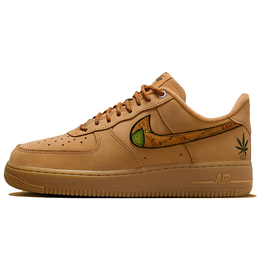 Nike Кроссовки для скейтбординга Air Force 1, женские, низкие, коричневые fz7372-200(team1042-燃烬瞬影) | dark brown