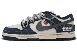 Nike Кроссовки для скейтбординга Dunk, устойчивые к истиранию и скольжению, синие, женские fz6770-001(team163-暗闪之域） | blue