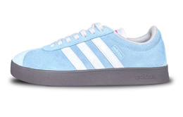 Adidas Кроссовки для скейтбординга Neo VL Court 2.0 с противоскользящим и износостойким покрытием, низкие, унисекс, светло-голубые hq1802(team1043-冰点恋曲） | light blue