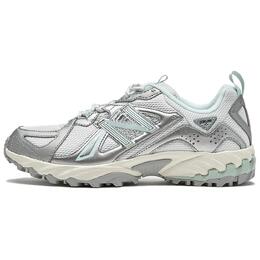 New Balance 610v1 износостойкие низкие повседневные кроссовки для бега унисекс серебристо-зеленого цвета ml610tax | silver green