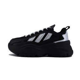 Adidas Низкие повседневные кроссовки OZGAIA с противоскользящей подошвой, женские, цвет: черный, серебристый ig6045(team448-黑银) | black silver
