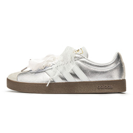Adidas Кроссовки для скейтбординга VL COURT 2.0 Low Top, унисекс, серебристо-белые id6015(team648-弦柱华年young） | silver white