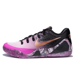 Nike Баскетбольные кроссовки Kobe 9 с низким верхом, устойчивые к истиранию, унисекс, цвет: черный, розовый fz7333-002(team柒-科比9黑粉) | black pink