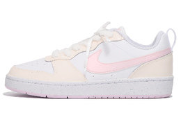 Nike Женские низкие кроссовки для скейтборда Court Borough Coverage, нескользящие и износостойкие, желтые dv5456-105(team拾伍-女款黄粉) | yellow