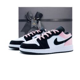 Jordan Баскетбольные кроссовки Air 1 Low Top Vintage, унисекс, черные hf3188-106（team448-黑粉1box） | black
