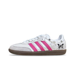 Кроссовки для скейтбординга SAMBA OG Hot Berry Low Top, унисекс, серебристые Adidas, Silver b75806（team513-辣莓） | silver