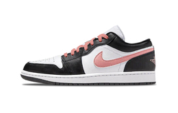Jordan Баскетбольные кроссовки Air 1 Balance Low Top Vintage унисекс, черно-розовые dc0774-101(team282-黑粉) | black pink