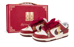 Nike Кроссовки для скейтбординга Dunk Low Top, женские, красные hj3491-161(team943-婚鞋红绯风华囍sbox | red