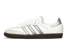 Adidas Кроссовки для скейтбординга SAMBA OG, увеличивающие рост, женские, белые, серебристые ig1963(teama-碎银奶盖) | white silver